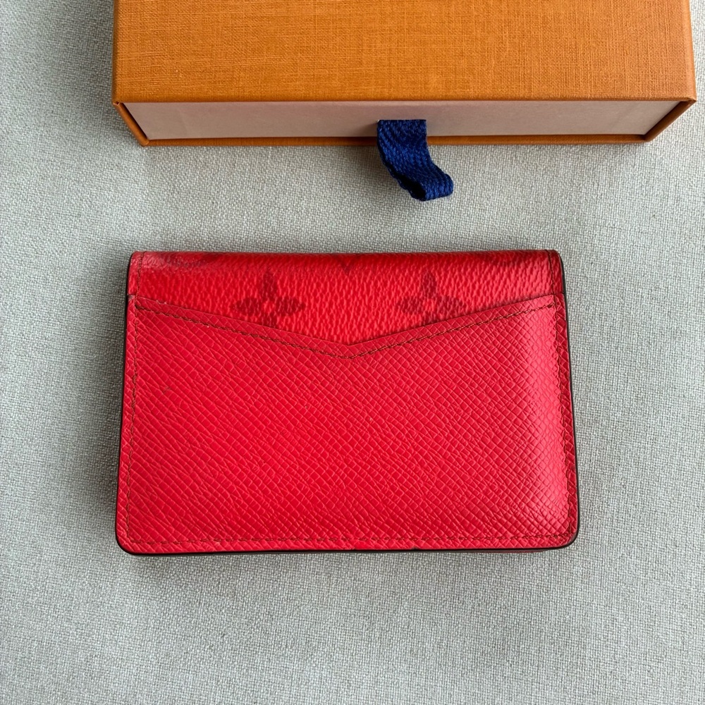 Louis Vuitton Taigarama Neon Monogram Bi fold Wallet card organizer men’s women - Picture 5 of 9